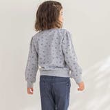 【店舗限定】花柄インクジェット裏毛長袖トレーナー(95~150cm) | BeBe Petits Pois Vert | 詳細画像3 