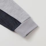 【店舗限定】【お揃い】カノコボンディングチェックジャガード切り替えトレーナー(9… | BeBe Petits Pois Vert | 詳細画像17 