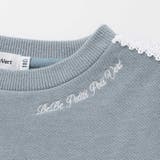 【店舗限定】【お揃い】裏毛袖ラインレーストレーナー(95~150cm) | BeBe Petits Pois Vert | 詳細画像15 