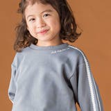 【店舗限定】【お揃い】裏毛袖ラインレーストレーナー(95~150cm) | BeBe Petits Pois Vert | 詳細画像6 