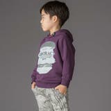 【店舗限定】グラデーションプリント裏毛フード付きトレーナー(95~160cm) | BeBe Petits Pois Vert | 詳細画像3 