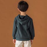 【店舗限定】グラデーションプリント裏毛フード付きトレーナー(95~160cm) | BeBe Petits Pois Vert | 詳細画像7 