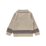 ショールカラー裏毛×ノルディック切り替えトレーナー | BeBe Petits Pois Vert | 詳細画像10