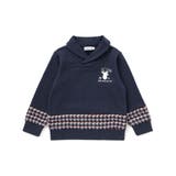 ショールカラー裏毛×ノルディック切り替えトレーナー | BeBe Petits Pois Vert | 詳細画像17