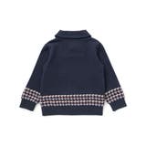 ショールカラー裏毛×ノルディック切り替えトレーナー | BeBe Petits Pois Vert | 詳細画像18