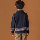 ショールカラー裏毛×ノルディック切り替えトレーナー | BeBe Petits Pois Vert | 詳細画像6