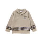 ショールカラー裏毛×ノルディック切り替えトレーナー | BeBe Petits Pois Vert | 詳細画像9