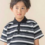 【お揃い】マルチボーダー半袖ポロシャツ(95~150cm) | BeBe Petits Pois Vert | 詳細画像8 
