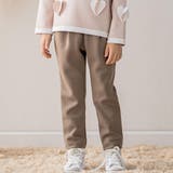 【店舗限定】ダンボールニットウエストリボンパンツ(95~150cm) | BeBe Petits Pois Vert | 詳細画像1 