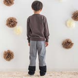 【店舗限定】裏毛配色ロングパンツ(95~150cm) | BeBe Petits Pois Vert | 詳細画像4 