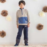 【店舗限定】裏毛配色ロングパンツ(95~150cm) | BeBe Petits Pois Vert | 詳細画像5 