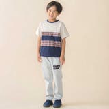 サガラ刺しゅうワッペン付きデニムロングパンツ(95~150cm) | BeBe Petits Pois Vert | 詳細画像5 