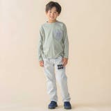 サガラ刺しゅうワッペン付きデニムロングパンツ(95~150cm) | BeBe Petits Pois Vert | 詳細画像6 