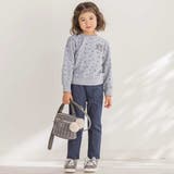 【店舗限定】花パッチワークカラーデニムロングパンツ(95~150cm) | BeBe Petits Pois Vert | 詳細画像4 