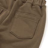 【店舗限定】バック三角ポイント裏毛ロングパンツ(95~150cm) | BeBe Petits Pois Vert | 詳細画像11 