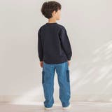 【店舗限定】ポケットストレッチデニムロングパンツ(95~160cm) | BeBe Petits Pois Vert | 詳細画像3 