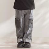 ブラック | 【店舗限定】ポケットストレッチデニムロングパンツ(95~160cm) | BeBe Petits Pois Vert