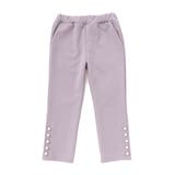 グレー | 【店舗限定】裾パールボタンポンチロングパンツ(95~150cm) | BeBe Petits Pois Vert