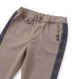 【店舗限定】【お揃い】カノコボンディングサイドチェックパンツ(95~150cm) | BeBe Petits Pois Vert | 詳細画像10 