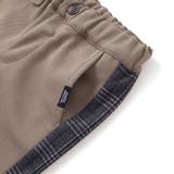 【店舗限定】【お揃い】カノコボンディングサイドチェックパンツ(95~150cm) | BeBe Petits Pois Vert | 詳細画像12 