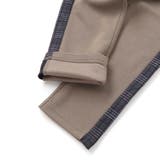 【店舗限定】【お揃い】カノコボンディングサイドチェックパンツ(95~150cm) | BeBe Petits Pois Vert | 詳細画像15 