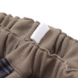 【店舗限定】【お揃い】カノコボンディングサイドチェックパンツ(95~150cm) | BeBe Petits Pois Vert | 詳細画像16 