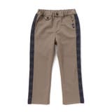【店舗限定】【お揃い】カノコボンディングサイドチェックパンツ(95~150cm) | BeBe Petits Pois Vert | 詳細画像8 