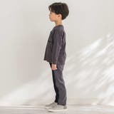 【店舗限定】ポンチロゴライン切り替えパンツ(95~160cm) | BeBe Petits Pois Vert | 詳細画像3