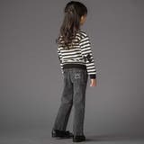 【店舗限定】フリルストレッチデニムロングパンツ(95~150cm) | BeBe Petits Pois Vert | 詳細画像6 