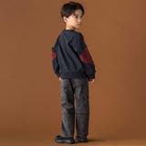 【店舗限定】切り替えストレッチデニムロングパンツ(95~160cm) | BeBe Petits Pois Vert | 詳細画像4 