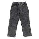 【店舗限定】切り替えストレッチデニムロングパンツ(95~160cm) | BeBe Petits Pois Vert | 詳細画像7 