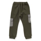 【店舗限定】裏起毛ポンチ+格子タフタロングパンツ(95~150cm) | BeBe Petits Pois Vert | 詳細画像12