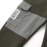 【店舗限定】裏起毛ポンチ+格子タフタロングパンツ(95~150cm) | BeBe Petits Pois Vert | 詳細画像15