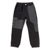 【店舗限定】裏起毛ポンチ+格子タフタロングパンツ(95~150cm) | BeBe Petits Pois Vert | 詳細画像8