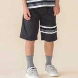 ストレッチチノライン切替ハーフパンツ(95~160cm) | BeBe Petits Pois Vert | 詳細画像1