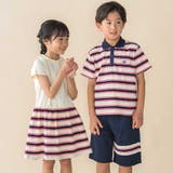 ストレッチチノライン切替ハーフパンツ(95~160cm) | BeBe Petits Pois Vert | 詳細画像9