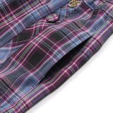 マドラスチェックくるみボタン切り替えショートパンツ(95~150cm) | BeBe Petits Pois Vert | 詳細画像11 