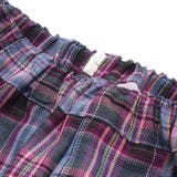 マドラスチェックくるみボタン切り替えショートパンツ(95~150cm) | BeBe Petits Pois Vert | 詳細画像14 