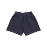 センター切り替えワンポイント刺しゅうデニムキュロットパンツ(95~160cm) | BeBe Petits Pois Vert | 詳細画像8