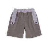 【速乾】配色フラップ水陸両用ハーフパンツ(95~150cm) | BeBe Petits Pois Vert | 詳細画像10 