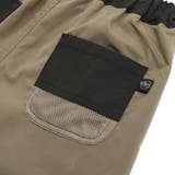 【速乾】配色フラップ水陸両用ハーフパンツ(95~150cm) | BeBe Petits Pois Vert | 詳細画像17 