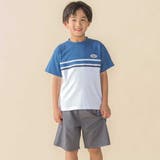 【速乾】配色フラップ水陸両用ハーフパンツ(95~150cm) | BeBe Petits Pois Vert | 詳細画像4 