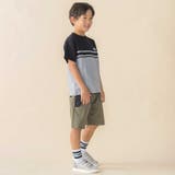 【速乾】配色フラップ水陸両用ハーフパンツ(95~150cm) | BeBe Petits Pois Vert | 詳細画像7 