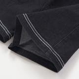 【店舗限定】裾ステッチリボンデニムショートパンツ(95~160cm) | BeBe Petits Pois Vert | 詳細画像11 