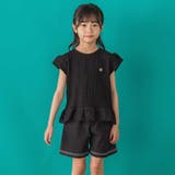 【店舗限定】裾ステッチリボンデニムショートパンツ(95~160cm) | BeBe Petits Pois Vert | 詳細画像5 