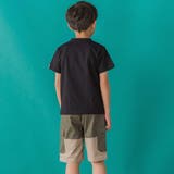 【店舗限定】バイカラーカーゴポケットハーフパンツ(95~150cm) | BeBe Petits Pois Vert | 詳細画像5 