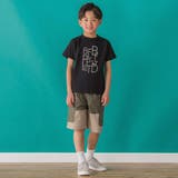 【店舗限定】バイカラーカーゴポケットハーフパンツ(95~150cm) | BeBe Petits Pois Vert | 詳細画像7 