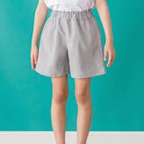 【店舗限定】千鳥格子スカラップポケットショートパンツ(95~160cm) | BeBe Petits Pois Vert | 詳細画像1 