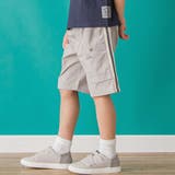 【店舗限定】【速乾】タフタサイドラインハーフパンツ(95~150cm) | BeBe Petits Pois Vert | 詳細画像4