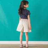 【店舗限定】ワイドプリーツキュロットパンツ(95~150cm) | BeBe Petits Pois Vert | 詳細画像3 